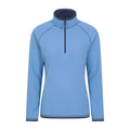 Dark Blue - Back - Mountain Warehouse Womens-Ladies Montana Half Zip Fleece Top