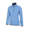 Dark Blue - Lifestyle - Mountain Warehouse Womens-Ladies Montana Half Zip Fleece Top