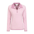 Dark Pink - Pack Shot - Mountain Warehouse Womens-Ladies Montana Half Zip Fleece Top