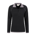 Black - Lifestyle - Mountain Warehouse Womens-Ladies Montana Half Zip Fleece Top