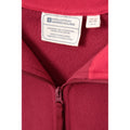 Dark Red - Pack Shot - Mountain Warehouse Womens-Ladies Montana Half Zip Fleece Top