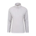 Grey - Front - Mountain Warehouse Womens-Ladies Montana Half Zip Fleece Top