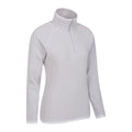 Grey - Side - Mountain Warehouse Womens-Ladies Montana Half Zip Fleece Top