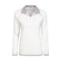 Beige - Lifestyle - Mountain Warehouse Womens-Ladies Montana Half Zip Fleece Top