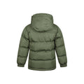 Khaki Green - Side - Mountain Warehouse Childrens-Kids Snow II Water Resistant Padded Jacket