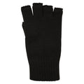 Black - Front - Mountain Warehouse Unisex Adult Knitted Fingerless Gloves