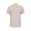 Yellow - Back - Mountain Warehouse Mens Coconut Slub Short-Sleeved Shirt