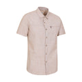 Yellow - Lifestyle - Mountain Warehouse Mens Coconut Slub Short-Sleeved Shirt