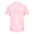 Light Pink - Back - Mountain Warehouse Mens Coconut Slub Short-Sleeved Shirt