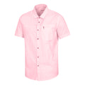 Light Pink - Side - Mountain Warehouse Mens Coconut Slub Short-Sleeved Shirt