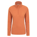 Rust - Front - Mountain Warehouse Womens-Ladies Camber II Fleece Top