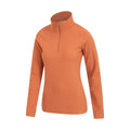 Rust - Back - Mountain Warehouse Womens-Ladies Camber II Fleece Top