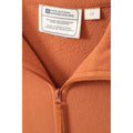 Rust - Pack Shot - Mountain Warehouse Womens-Ladies Camber II Fleece Top