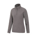 Dark Grey - Side - Mountain Warehouse Womens-Ladies Camber II Fleece Top