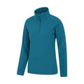 Dark Teal - Side - Mountain Warehouse Womens-Ladies Camber II Fleece Top