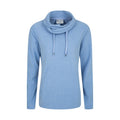 Pale Blue - Front - Mountain Warehouse Womens-Ladies Hebridean Cowl Neck Fleece Top