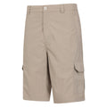 Beige - Side - Mountain Warehouse Mens Explore Cargo Shorts