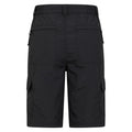 Black - Back - Mountain Warehouse Mens Explore Cargo Shorts