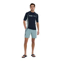 Pale Blue - Side - Animal Mens Deep Dive Recycled Boardshorts