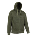 Green - Lifestyle - Mountain Warehouse Mens Nevis II Faux Fur Hoodie