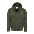 Green - Pack Shot - Mountain Warehouse Mens Nevis II Faux Fur Hoodie