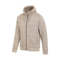 Beige - Side - Mountain Warehouse Mens Nevis II Faux Fur Hoodie