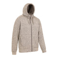 Beige - Lifestyle - Mountain Warehouse Mens Nevis II Faux Fur Hoodie