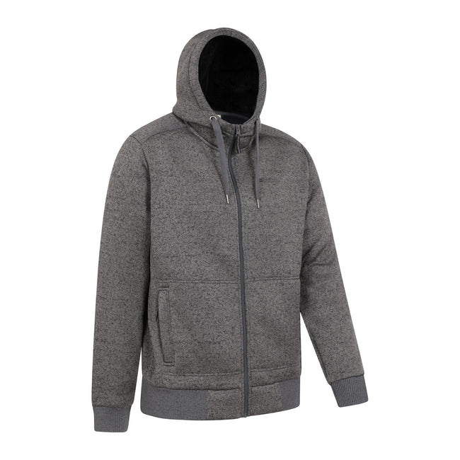 Nevis mens clearance fur lined hoodie