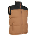 Tan - Lifestyle - Mountain Warehouse Mens Rock Borg Padded Gilet