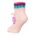 Pink-Blue - Back - Mountain Warehouse Childrens-Kids Unicorn Slip Resistant Socks