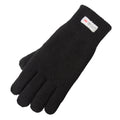 Black - Back - Mountain Warehouse Mens Thinsulate Knitted Gloves