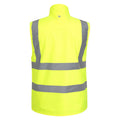 Yellow - Back - Mountain Warehouse Unisex Adult Waterproof Work Hi-Vis Vest