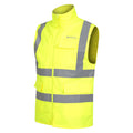 Yellow - Side - Mountain Warehouse Unisex Adult Waterproof Work Hi-Vis Vest