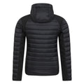 Black - Back - Mountain Warehouse Mens Turbine II Softshell Padded Jacket