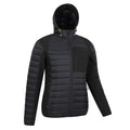 Black - Side - Mountain Warehouse Mens Turbine II Softshell Padded Jacket