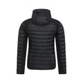 Jet Black - Back - Mountain Warehouse Mens Turbine II Softshell Padded Jacket