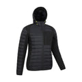 Jet Black - Lifestyle - Mountain Warehouse Mens Turbine II Softshell Padded Jacket