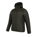 Khaki Green - Side - Mountain Warehouse Mens Turbine II Softshell Padded Jacket