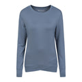 Dark Grey - Front - Mountain Warehouse Womens-Ladies Crossover Hem Long-Sleeved Yoga Midlayer