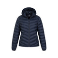 Dark Blue - Pack Shot - Mountain Warehouse Womens-Ladies Seasons Padded Jacket