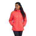 Coral - Front - Mountain Warehouse Womens-Ladies Seasons Padded Jacket