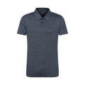 Navy - Front - Mountain Warehouse Mens Agra Stripe Polo Shirt