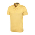 Yellow - Side - Mountain Warehouse Mens Agra Stripe Polo Shirt