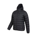 Jet Black - Side - Mountain Warehouse Mens Link Padded Jacket