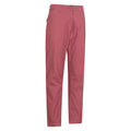 Dark Pink - Side - Mountain Warehouse Womens-Ladies Coastal Stretch Regular Trousers