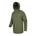 Green - Lifestyle - Mountain Warehouse Mens Glacier II Long Waterproof Jacket