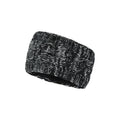 Black - Back - Mountain Warehouse Womens-Ladies Speckle Knitted Wide Headband