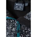 Black - Close up - Mountain Warehouse Womens-Ladies Exodus Animal Print Water Resistant Soft Shell Jacket