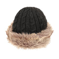 Charcoal - Back - Mountain Warehouse Womens-Ladies Faux Fur Winter Hat