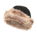 Charcoal - Lifestyle - Mountain Warehouse Womens-Ladies Faux Fur Winter Hat